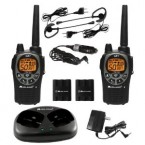 Midland 36-Mile 50-Channel FRS/GMRS Two-Way Radio (Black/Silver) - GXT1000VP4